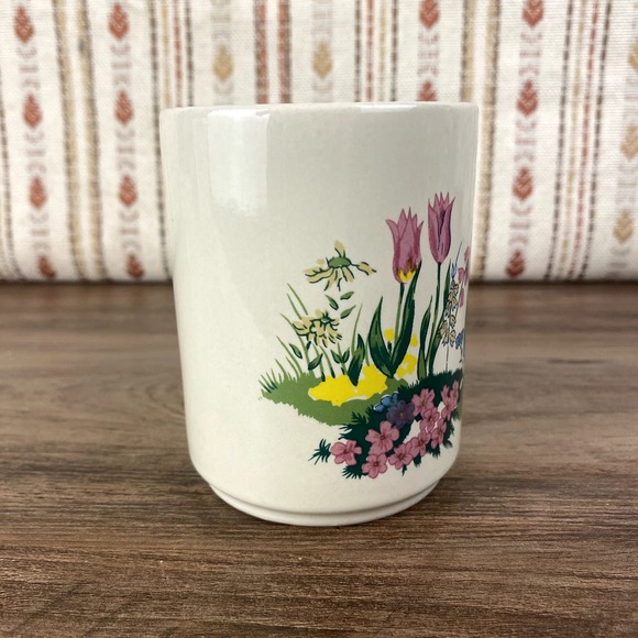 Floral Boho Vintage Mug Cottagecore Tea Mug with Flowers, Coffee Cup - Picture 2 of 9
